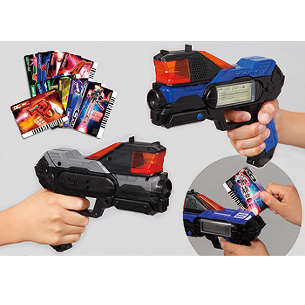 カードリーダー搭載光線銃 スキャンシューティング Vsパック 商品情報 メガトイ メガハウスのおもちゃ情報サイト