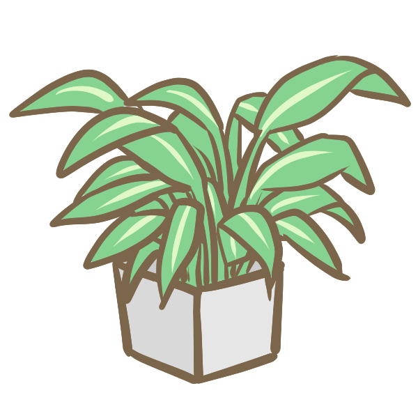 観葉植物 5 のイラスト かわいいフリー素材が無料のイラストレイン
