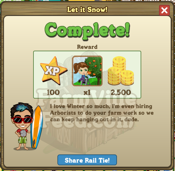 Let Is Snow Quest Rewards