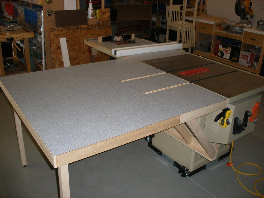 Table Saw Extension Table Plans PDF Woodworking