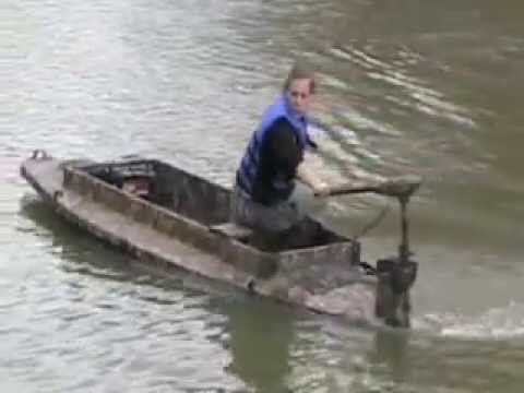 Home Made Duck Layout Boats - YouTube