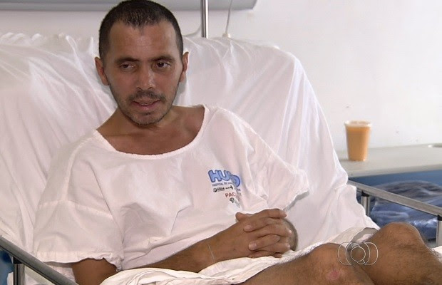 Hospital de Goiânia, Goiás, procura famílias de maranhenses internados no local (Foto: Reprodução/TV Anhanguera)