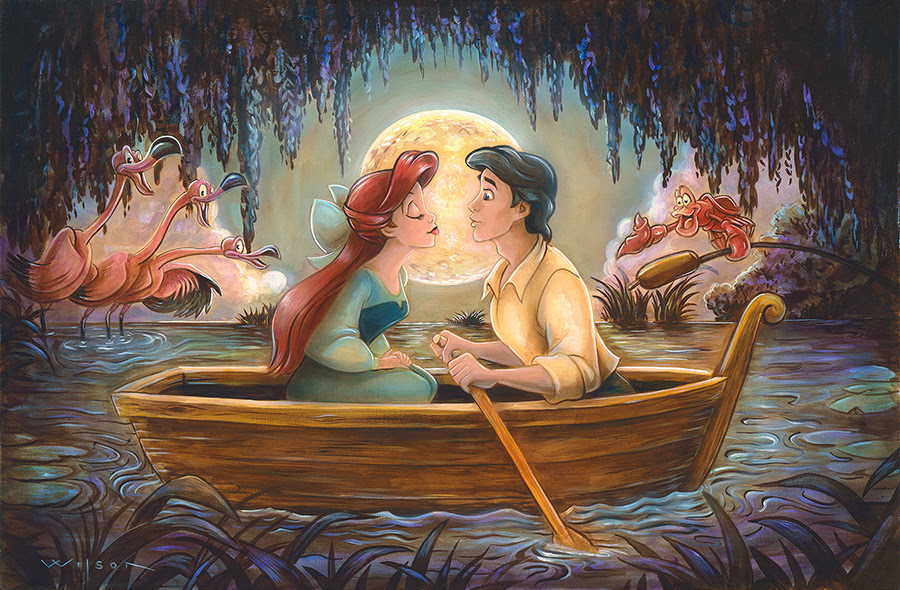 Kiss the Girl Painting