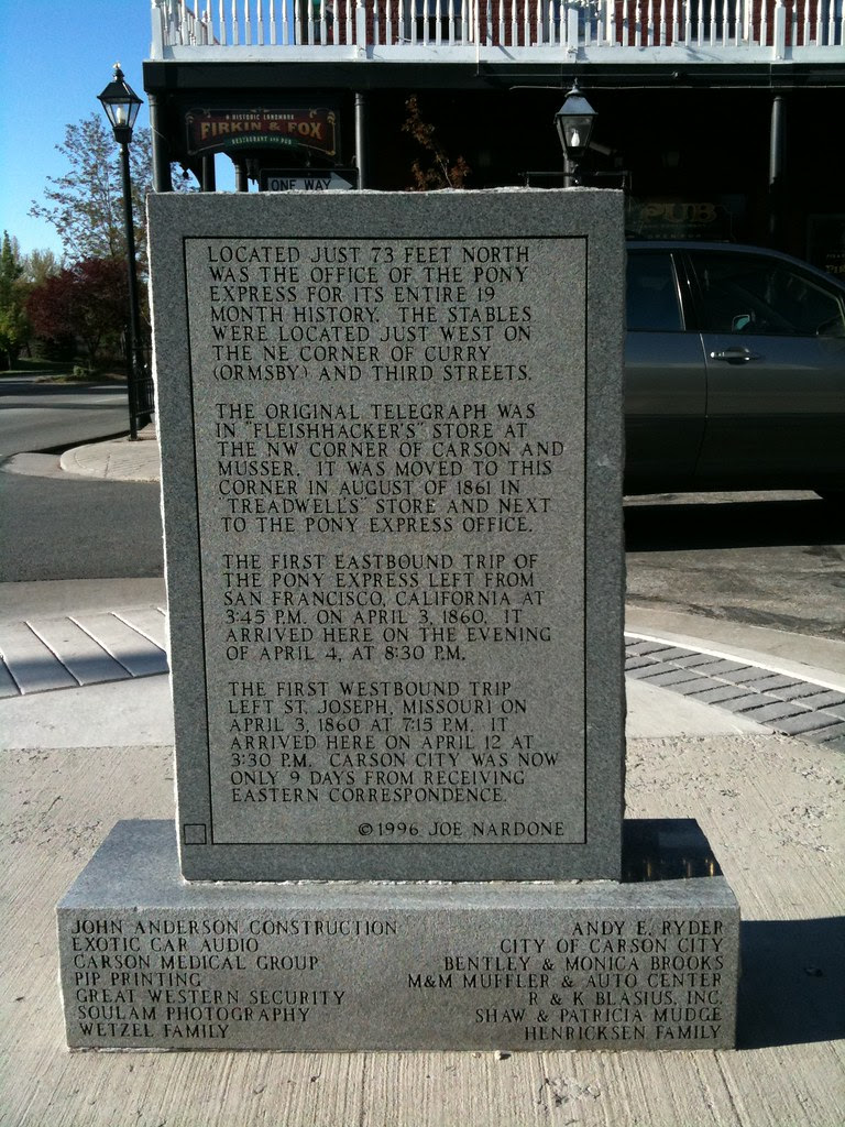 Pony Express Carson City