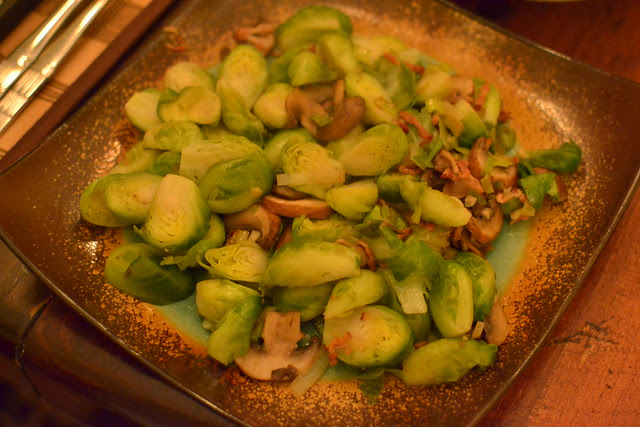 Brussels Sprouts Mushrooms Bacon