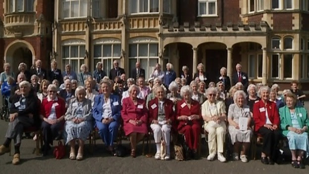 80 Bletchley Park veterans have returned for a reunion 75 years after the War.