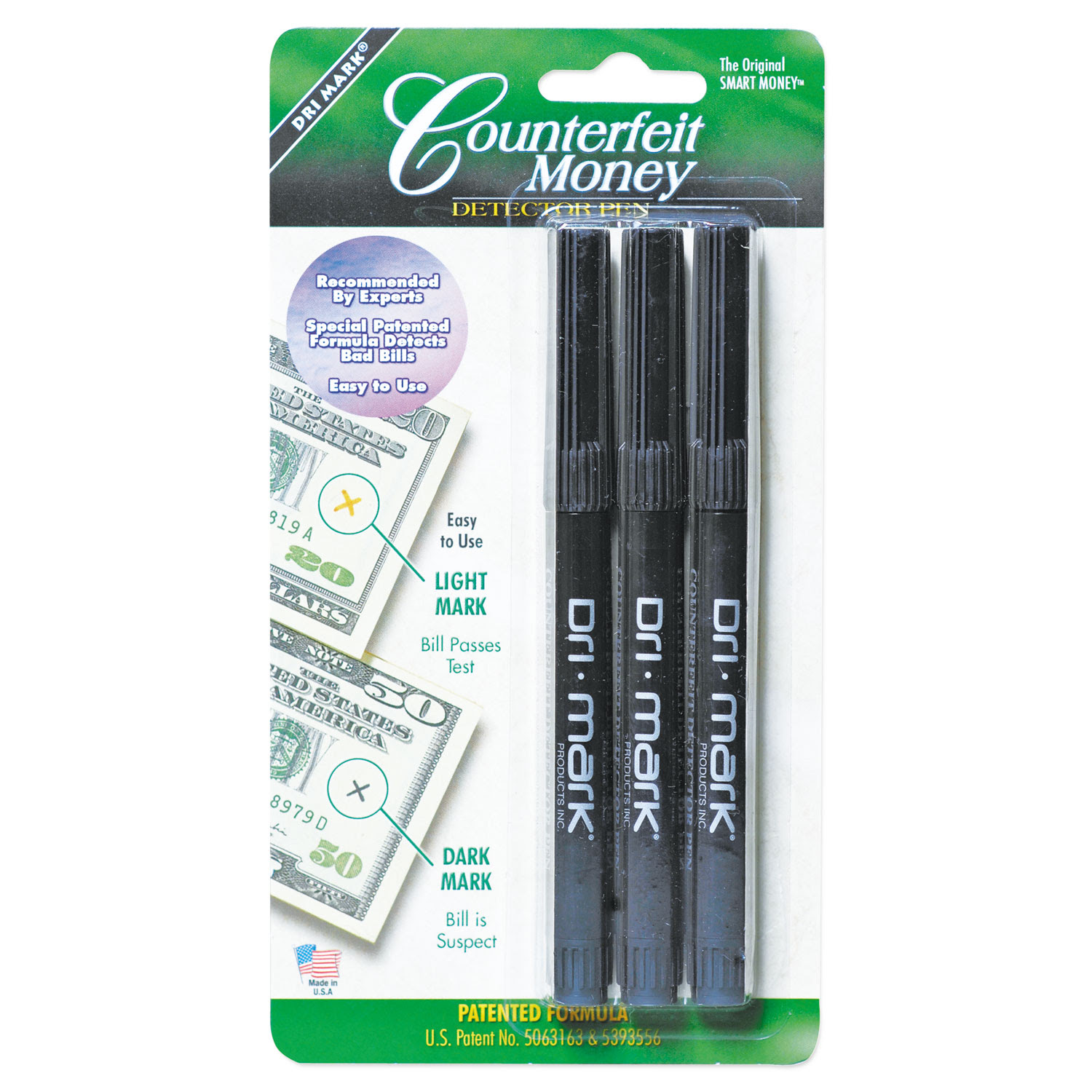 Smart Money Counterfeit Bill Detector Pen for Use w/U.S ...