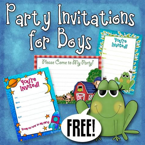 Are you tired of spending hours scouring stores for the perfect birthday card? free printable boys birthday party invitations boy birthday party
