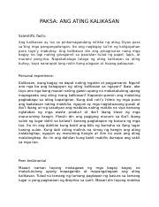 Essay Tungkol Sa Kalikasan