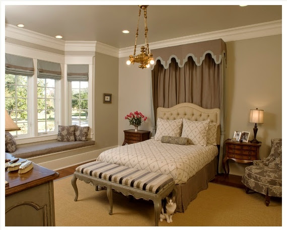 Topper of bed curved around your window? | Vonda Stuff | Pinterest