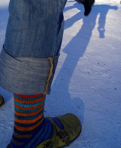 Sunshine and new socks