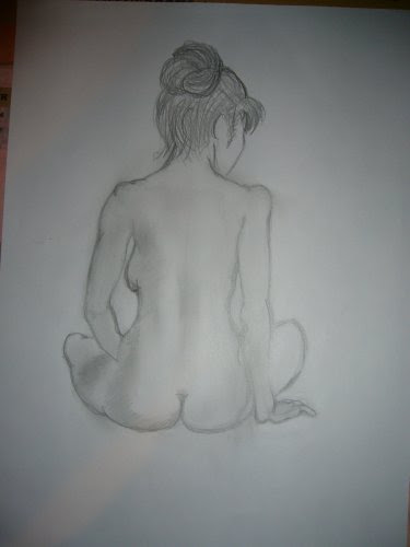 femme de dos nue - Les Gribouillages de Mozgui