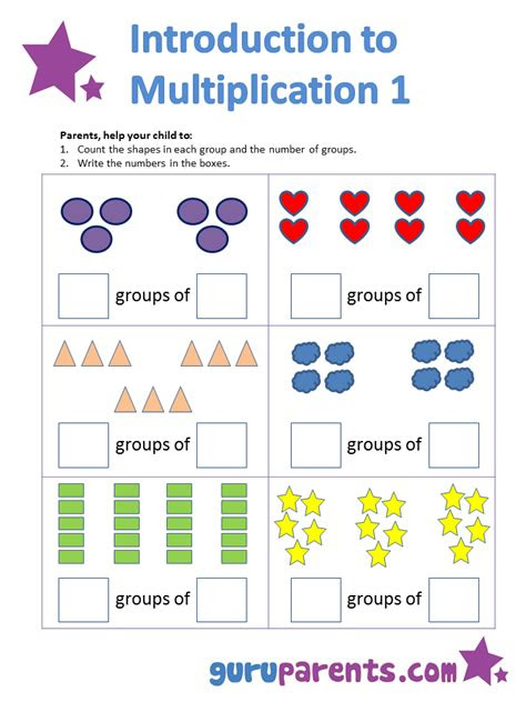  2nd grade multiplication methods worksheet