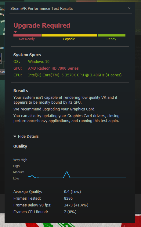 Question Dropping Frames With An Amd 7800 Hd Vive