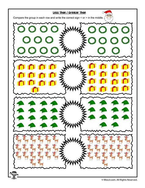 Greater than less than worksheets for preschool/kindergarten. pin on greater than less thancomparing
