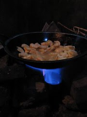 Gambar 33: Api biru biogas.