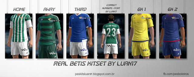 PES 2013 Real Betis Kits Season 2015-2016