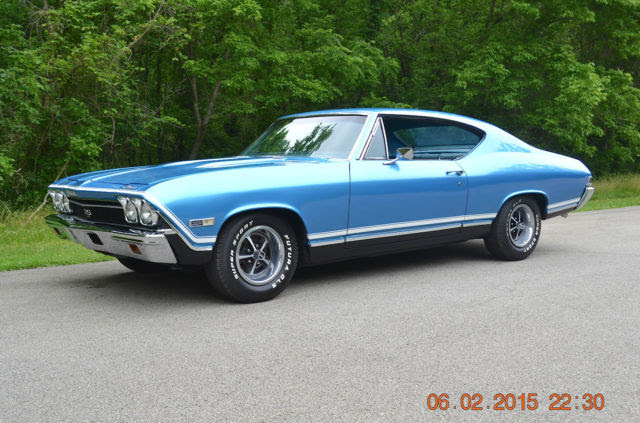 1968 Chevelle Ss 396 4spd Tribute Original Sheetmetal Beautiful Lemans Blue Nice For Sale In Cincinnati Ohio United States For Sale Photos Technical Specifications Description