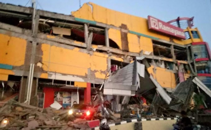 Earthquake Indonesia / Indonesia Earthquake Kills At Least 97 / Hundreds of people were injured and hospitals, damaged by the magnitude 7.5 quake, were overwhelmed.