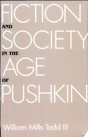 Fiction and Society in the Age of Pushkin