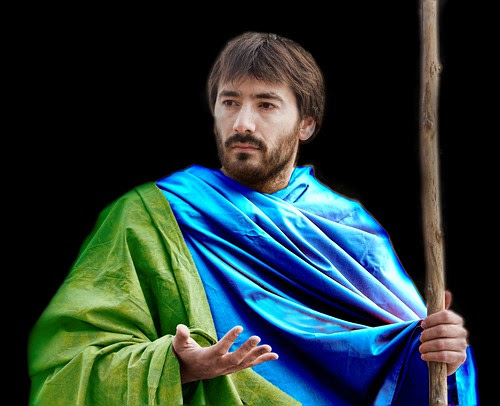 José Luis Nares como Santiago el Mayor. Fotografía de Eva Corral