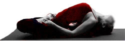 simple fish matsya yoga pose