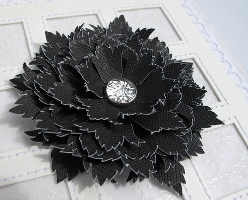 black ornate flower