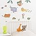 FunToSee Jungle Safari Mini Wall Art Decals, Elephant Discount
