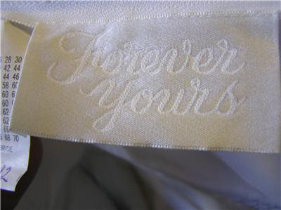   Wedding Gowns on Nwot Forever Yours Wedding Dress Bridal Gown White Size 12   Ebay