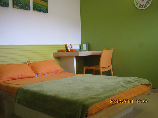 Children's bedroom in the sample flat at Park Springs - 2 BHK - 3 BHK Flats - Lohegaon Gram Panchayat - Dhanori - Pune 411 032 - By Pride Purple Group & Rainbow Housing