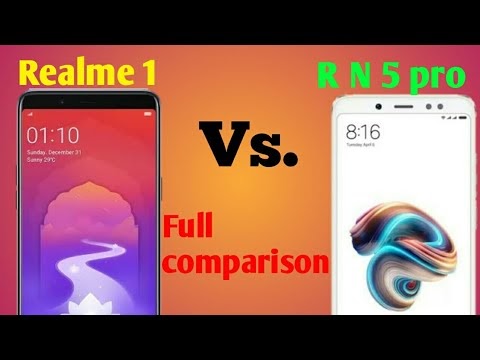 Realme 1 vs Redmi note 5 pro 🔥 [6GB RAM]