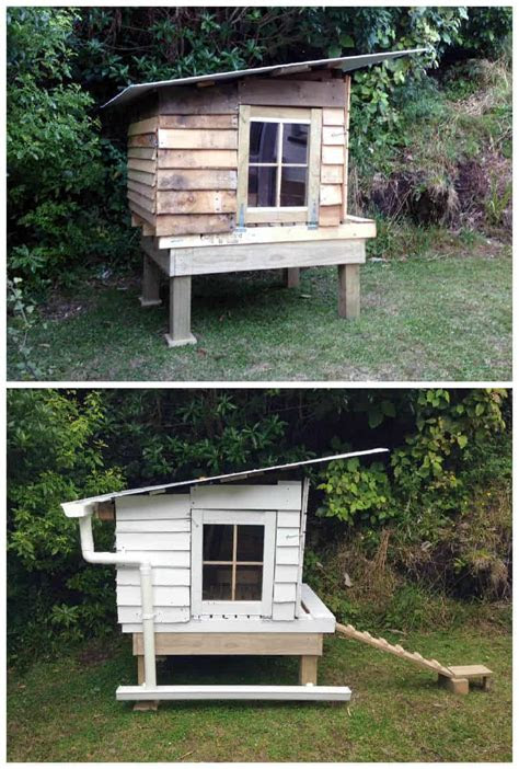 pallet coop house  pallets