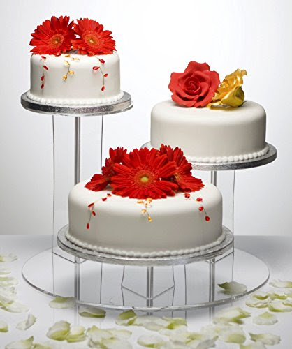 Mushroom Design 3 Position Tiered Clear Acrylic Party Wedding Cake Display Stand Fvergre Gntyhjrqwe