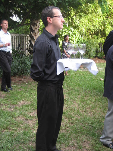 Waiter at South Tampa event