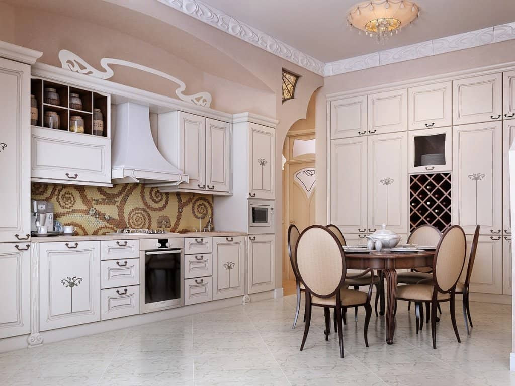 Those ii reverse elements are hardly mingling White Kitchen Designs