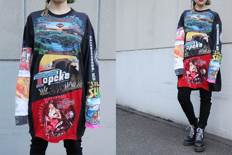 Nyストリートブランド Bwood より 豪華なリメイクtシャツが入荷しました