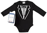 Spoilt Rotten - Tuxedo Body bA{C}bA{C}, vA{^a}tements originaux et A{C}colos pour bA{C}bA{C}s, 100 % coton bio 