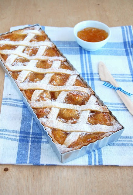 Marmalade and almond tart / Torta de amêndoa e geléia de laranja