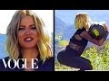 Sweat Your Way to a Better Booty With This '90s-Inspired Khloé Kardashian Workout Video