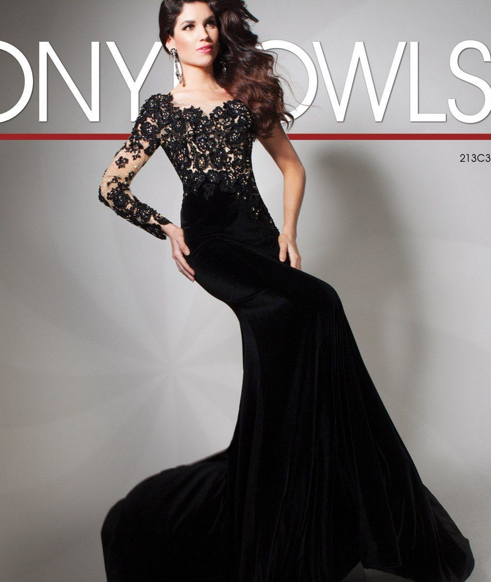 Evening dress fashion