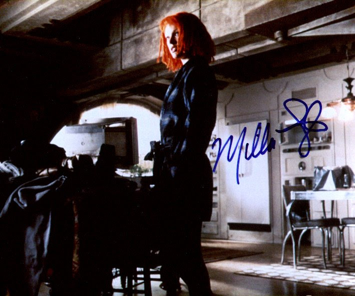 next Mila Jovovich 2 (11x8) Oversized picture, very slight lift on Signature 