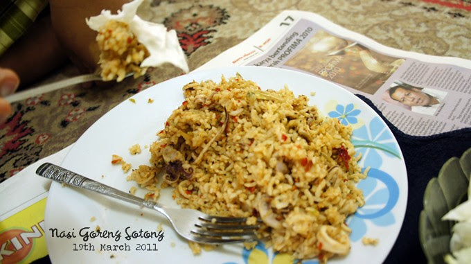 nasi goreng sotong