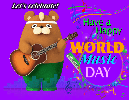Celebrate World Music Day Free World Music Day Ecards Greeting Cards 123 Greetings