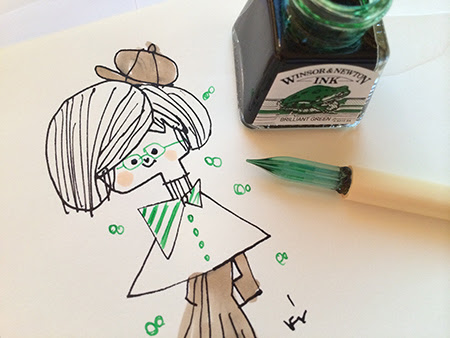 ガラスペンの事 イラストレーター池田蔵人ブログ ヒビザッキ