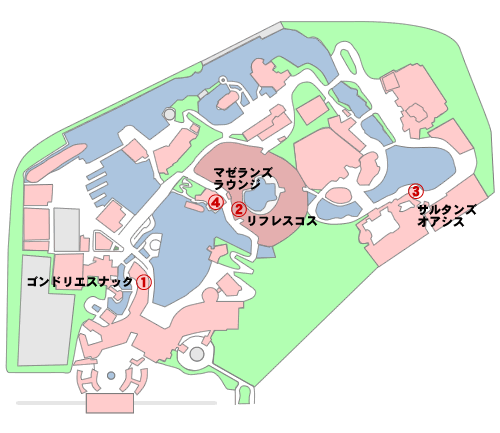 Dr 東京ディズニーシー シェイブアイスマップ 東京ディズニーシー
