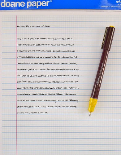 Rotring Rapidograph 0 35 Mm Review The Pen Addict