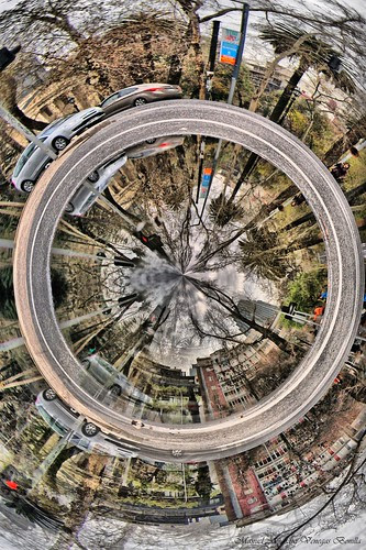 Santiago de Chile, parque Forestal. 360 grados. by Alejandro Bonilla