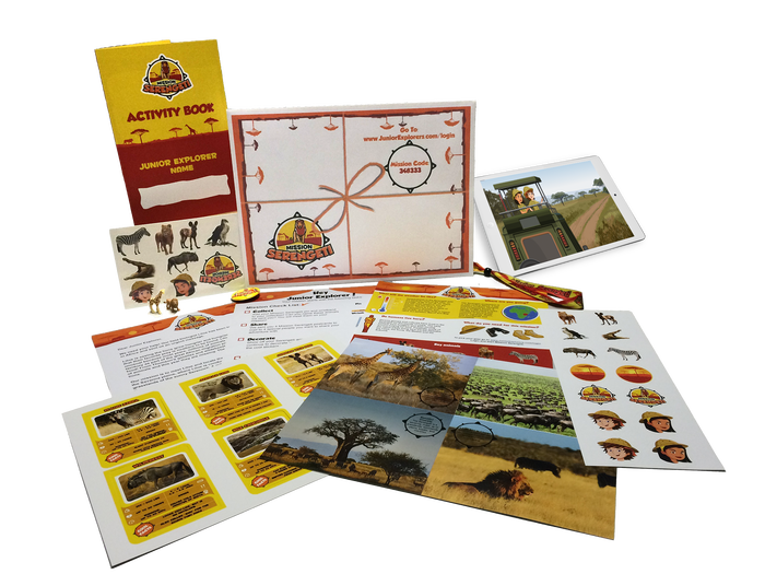 On Junior
  Explorers’
  Mission
Serengeti, your kids
  will travel on a
virtual
  adventure to the

Serengeti to help a Field Biologist with an


  urgent mission!