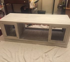 upcycled tv stand, painted furniture