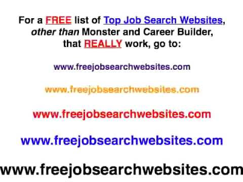 Home Â» Job Search Â» Job Search Websites List